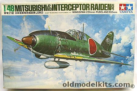 Tamiya 1/48 Mitsubishi J2M3 Raiden (Jack), MA118-350 plastic model kit